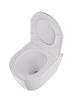 Miska WC VORTEX z deską biały połysk AMARO TR2217R