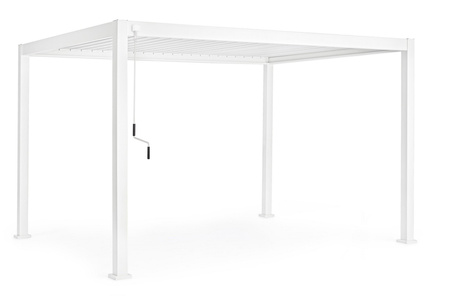 Pergola ogrodowa BIZZOTTO OCEAN 3X4 – biały