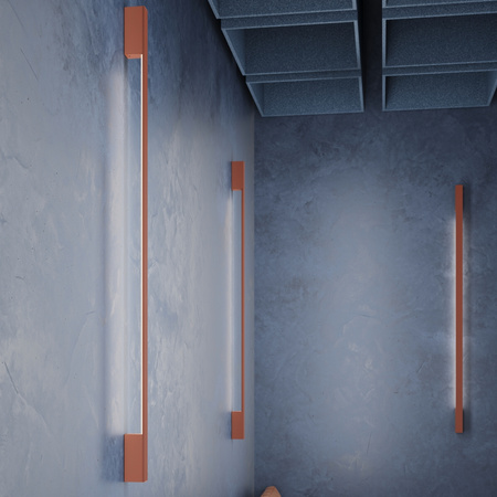 Kinkiet SAPPO 120 ochra czerwona LED 4000K