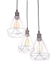 LAMPA WISZĄCA INDUSTRIALNA LOFT BIAŁA COBI W3