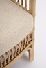 BIZZOTTO sofa 3-osobowa ogrodowa ADELMA   naturalna
