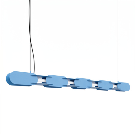 Lampa wisząca CHAIN 158 błękitna LED 3000K