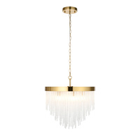 Anistoria 5 Pendant Light Brushed Aged Brass