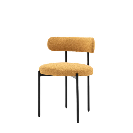 Aveley Dining Chair Ochre (2pk) 525x510x750mm