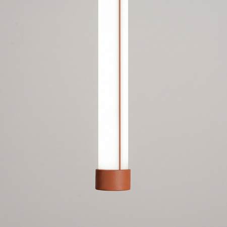 Lampa wisząca TRANG 100 ochra czerwona LED 4000K