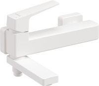 Bateria wannowa ścienna - ze składaną wylewką