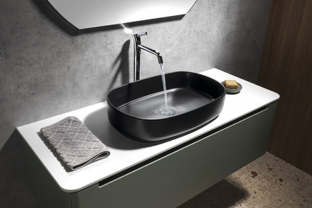 ICONIC bateria umywalkowa, wysoka, chrom