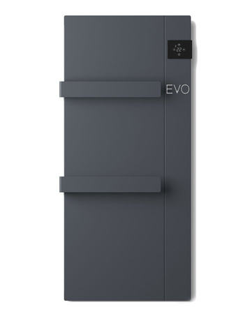 ONSEN EVO elektryczny grzejnik łazienkowy, 400x900mm, 1000 W, antracyt