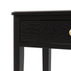 Acton 2 Drawer Console Black 1100x360x760mm