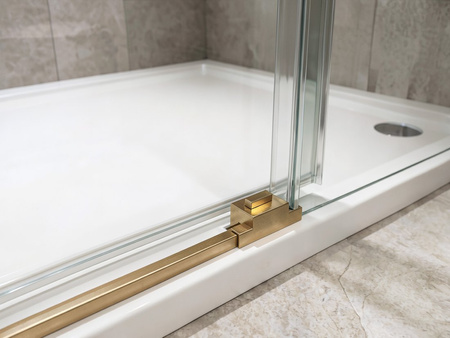 LUXOR GOLD MATT drzwi 1100mm, szkło czyste