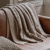 Florence Knit Throw Taupe 1300x1700mm
