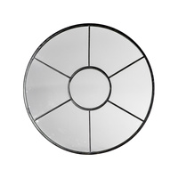 Lustro okrągłe Valence czarne 600 x 600 mm