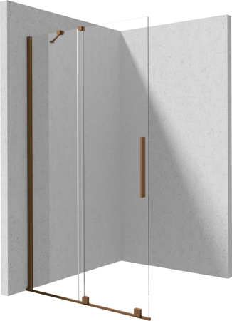 Ścianka prysznicowa walk-in 140 cm - przesuwna
