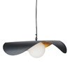 Lampa wisząca ENZO 60 cm - czarno złota