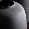 Zia Vase Black 335mm Set of 2