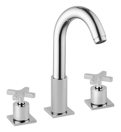 TRAX trzyelementowa bateria umywalkowa, chrom