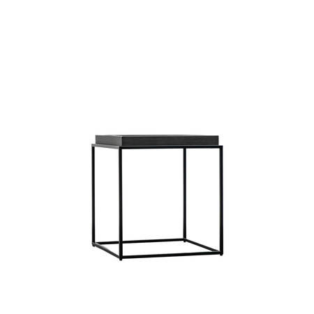 Stolik pomocniczy Forden Tray, czarny, 550 x 550 x 600 mm