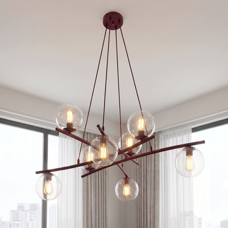 ESSA 8 BURGUNDY TRANSPARENT