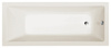NOEMI wanna prostokątna 180x80x39cm, ivory