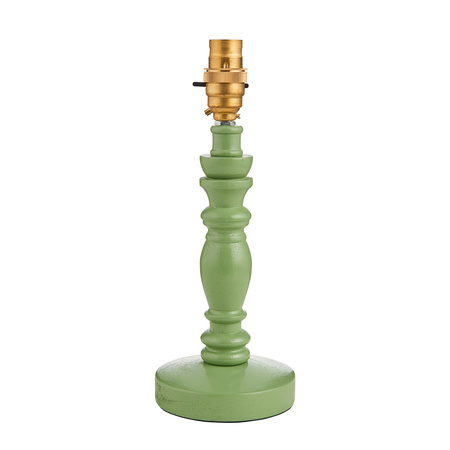 Bibury Table Lamp Base Satin Cotswold Green Paint