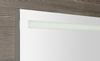 BRETO lustro z oświetleniem LED i półką 100x60,8cm