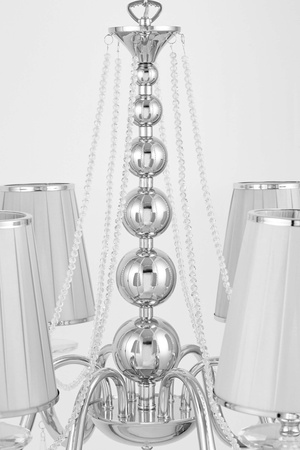 KLASYCZNY ŻYRANDOL KRYSZTAŁOWY CHROMOWANY FABIONE W6