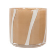Candy Tealight Holder Beige&Cream (2pk) 85x85x80mm