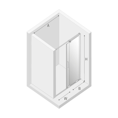 DRZWI WNĘKOWE SMART   170x200 CZYSTE 8mm ACTIVE SHIELD