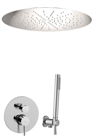 Zestaw natryskowy z deszczownicą sufitową fi-40cm-Paffoni/kolekcja Light