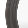Suffolk Round Mirror Charcoal 600x25x600mm