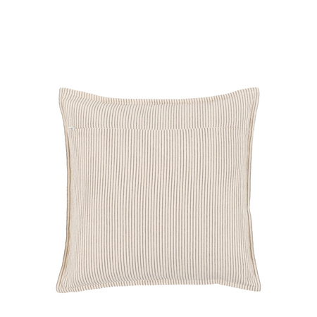 Fairford Woven Stripe Cushion Cream 450x450mm