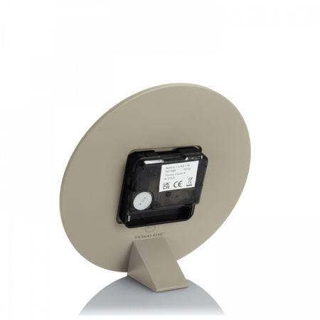 Mulberry Mantel Clock Mocha 6in