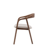 Madrid Dining Chair Walnut UPH 552x565x775mm (2pk)