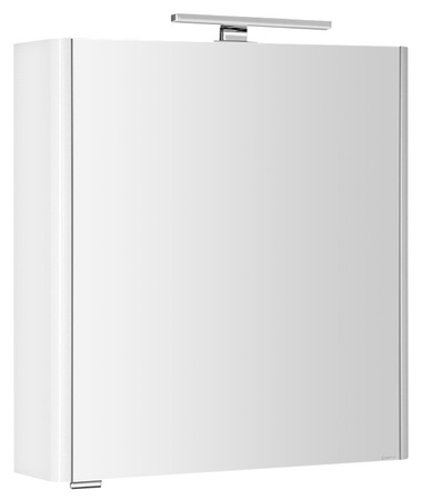 LUCIE szafka z lustrem z oświetleniem LED, 65x70x17cm, biała