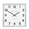 Buxton Wall Clock Chrome 50cm