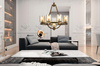 LAMPA WISZĄCA LOFT MOSIĘŻNA SANTINI W9