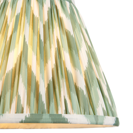 Abażur Zigzag – Cotswold Green, 25 × 25 × 18,5 cm