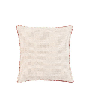 Alder Textured Cushion Cream 450x450mm