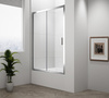 DEEP drzwi prysznicowe 1400x1650mm, szkło czyste