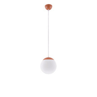 Lampa wisząca UGO 20 ochra czerwona