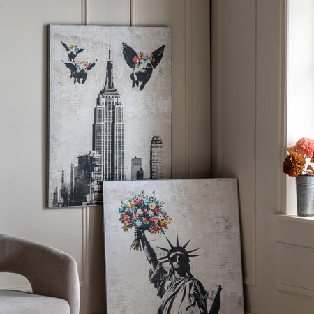 Concrete Dreams II Framed Canvas 700x15x900mm