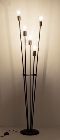 BIZZOTTO lampa podłogowa TORCH czarna
