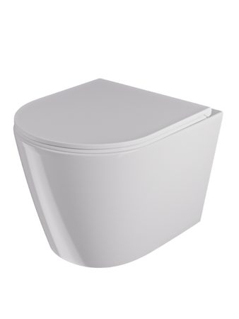Miska WC VORTEX z deską biały połysk AMARO TR2217R