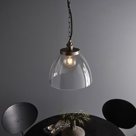 Hansen Grand 1 Pendant Light Brushed Silver