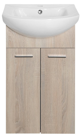 ZOJA szafka umywalkowa 41,5x74x25,3cm, dąb platin