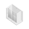 DRZWI WNĘKOWE REFLEXA 150x200 CZYSTE 6mm ACTIVE SHIELD
