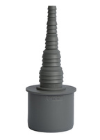 HT korek z wypustem na wąż 8-25mm, prosty, DN50