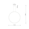 Lampa wisząca RIO 110 beżowa LED 3000K