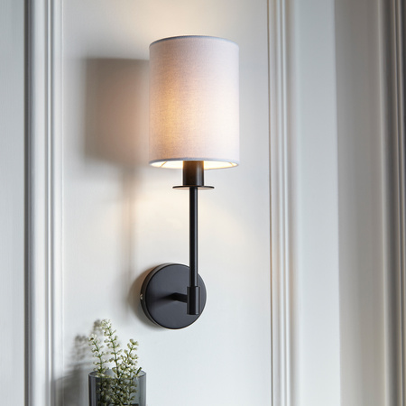Sancerre 1 Wall Light Matt Black