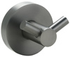 X-ROUND GUN METAL haczyk podwójny, gun metal